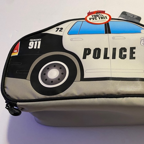 Thermos Police Car Novelty Lunch bag Kit - PVC Free! The Thermos Novelty Lunch K - Picture 5 of 6